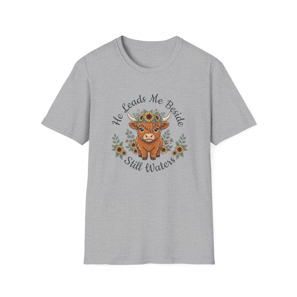 He Leads Me Beside Still Waters T-Shirt