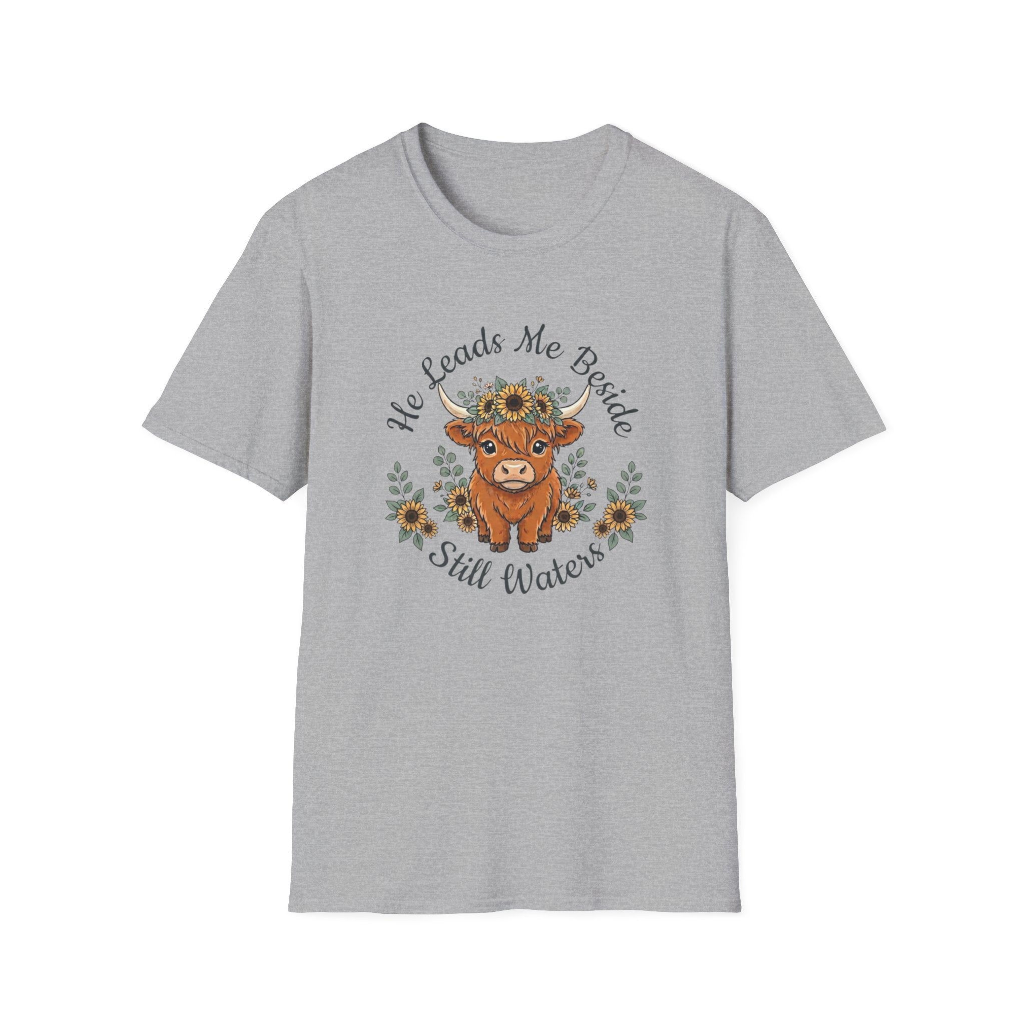 He Leads Me Beside Still Waters T-Shirt