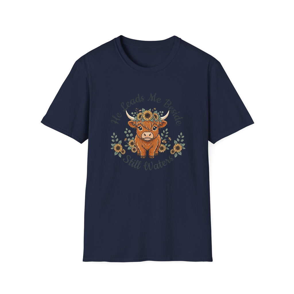 He Leads Me Beside Still Waters T-Shirt