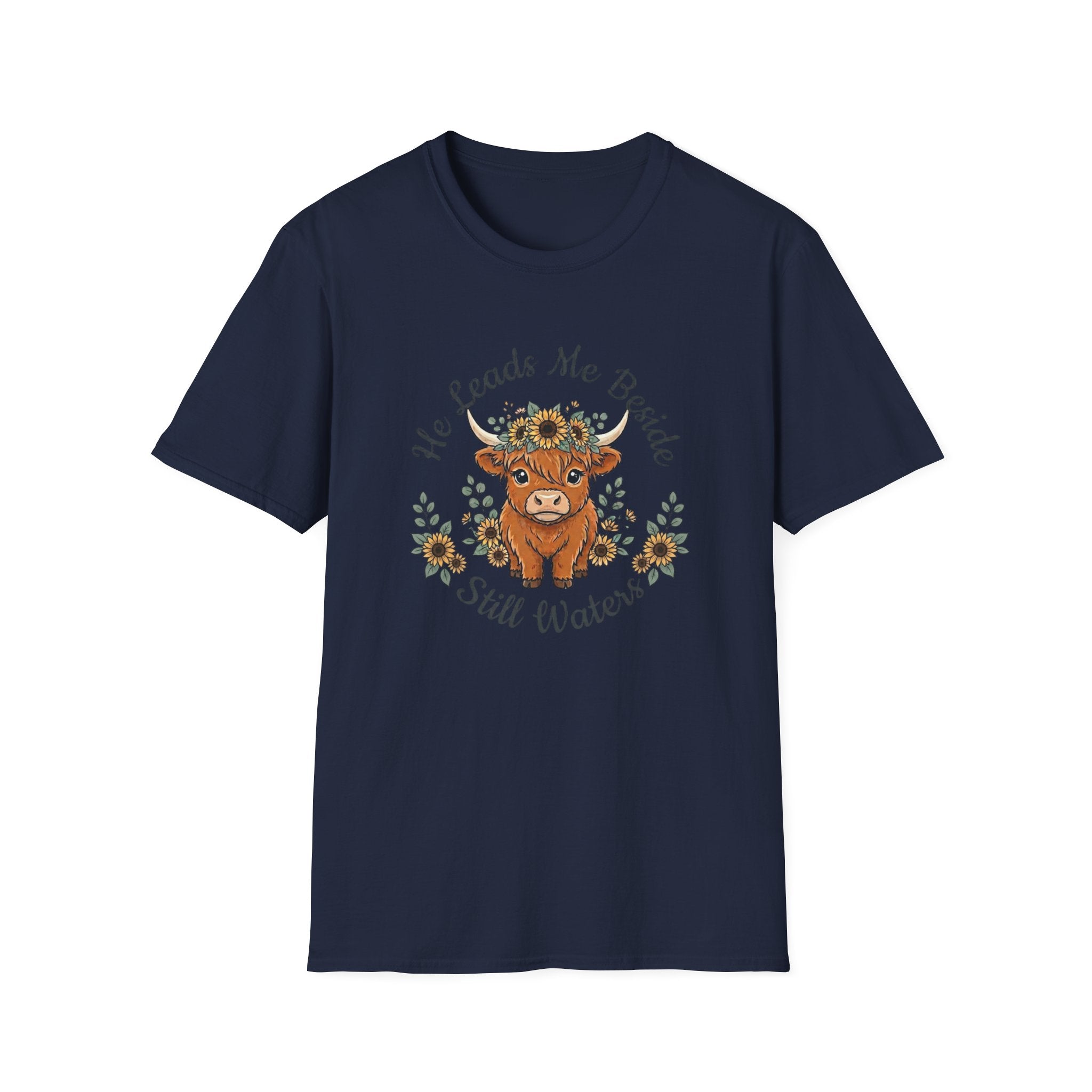 He Leads Me Beside Still Waters T-Shirt