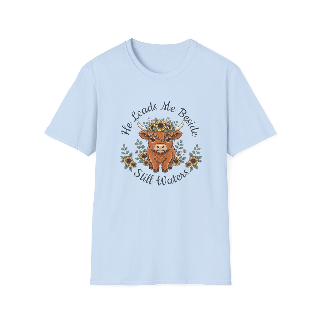 He Leads Me Beside Still Waters T-Shirt