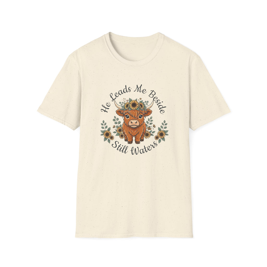 He Leads Me Beside Still Waters T-Shirt