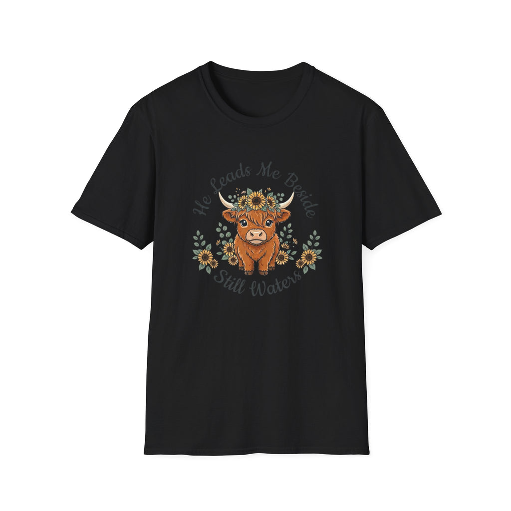 He Leads Me Beside Still Waters T-Shirt