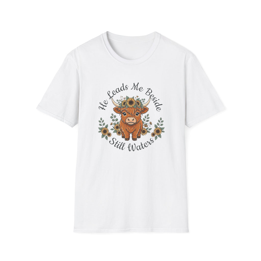 He Leads Me Beside Still Waters T-Shirt