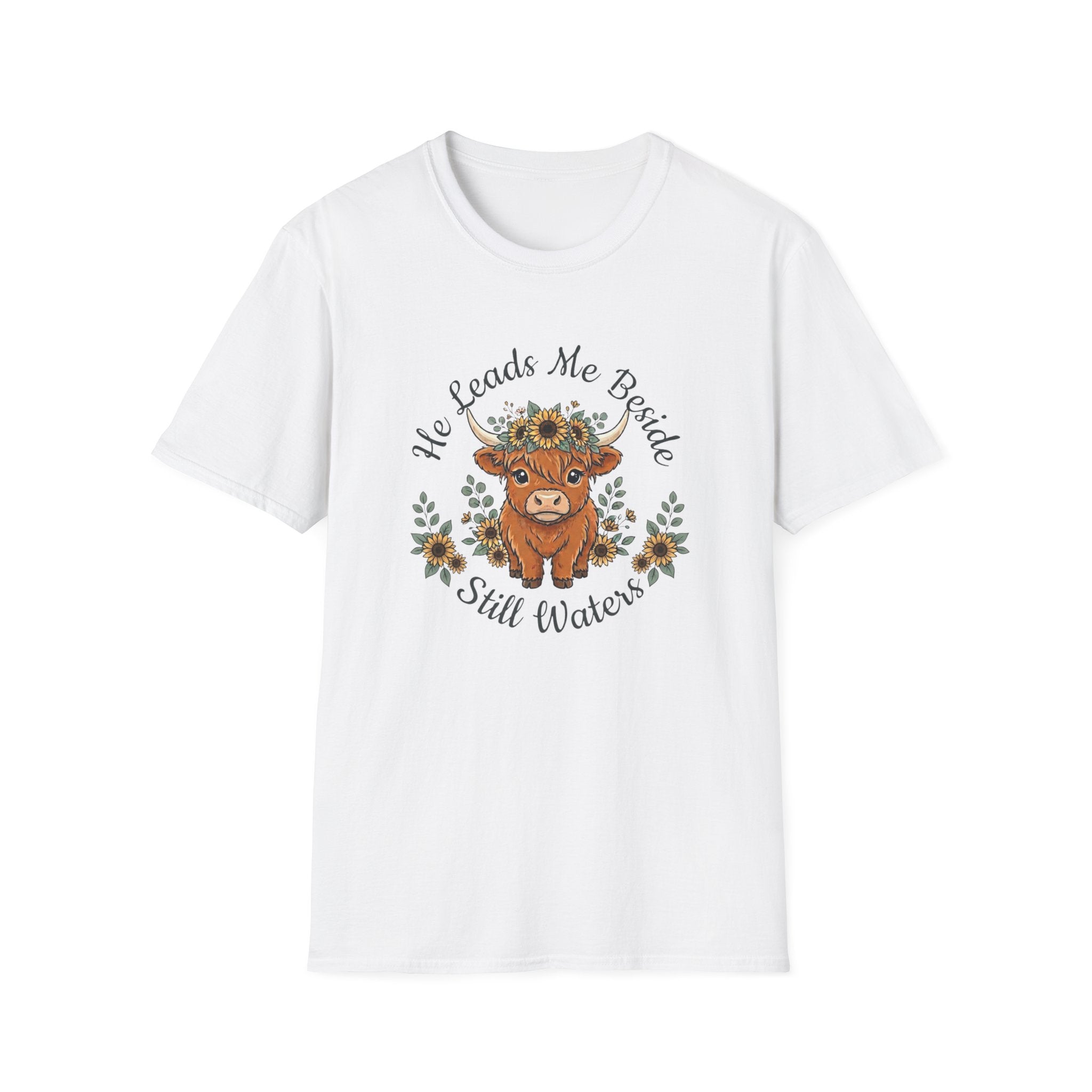 He Leads Me Beside Still Waters T-Shirt