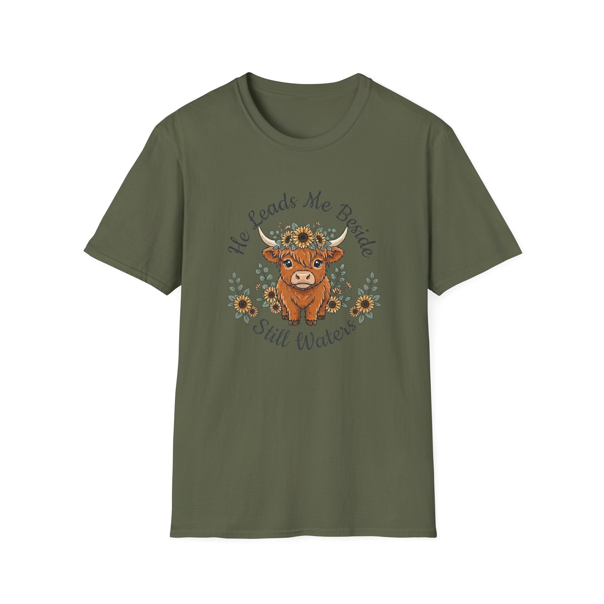 He Leads Me Beside Still Waters T-Shirt