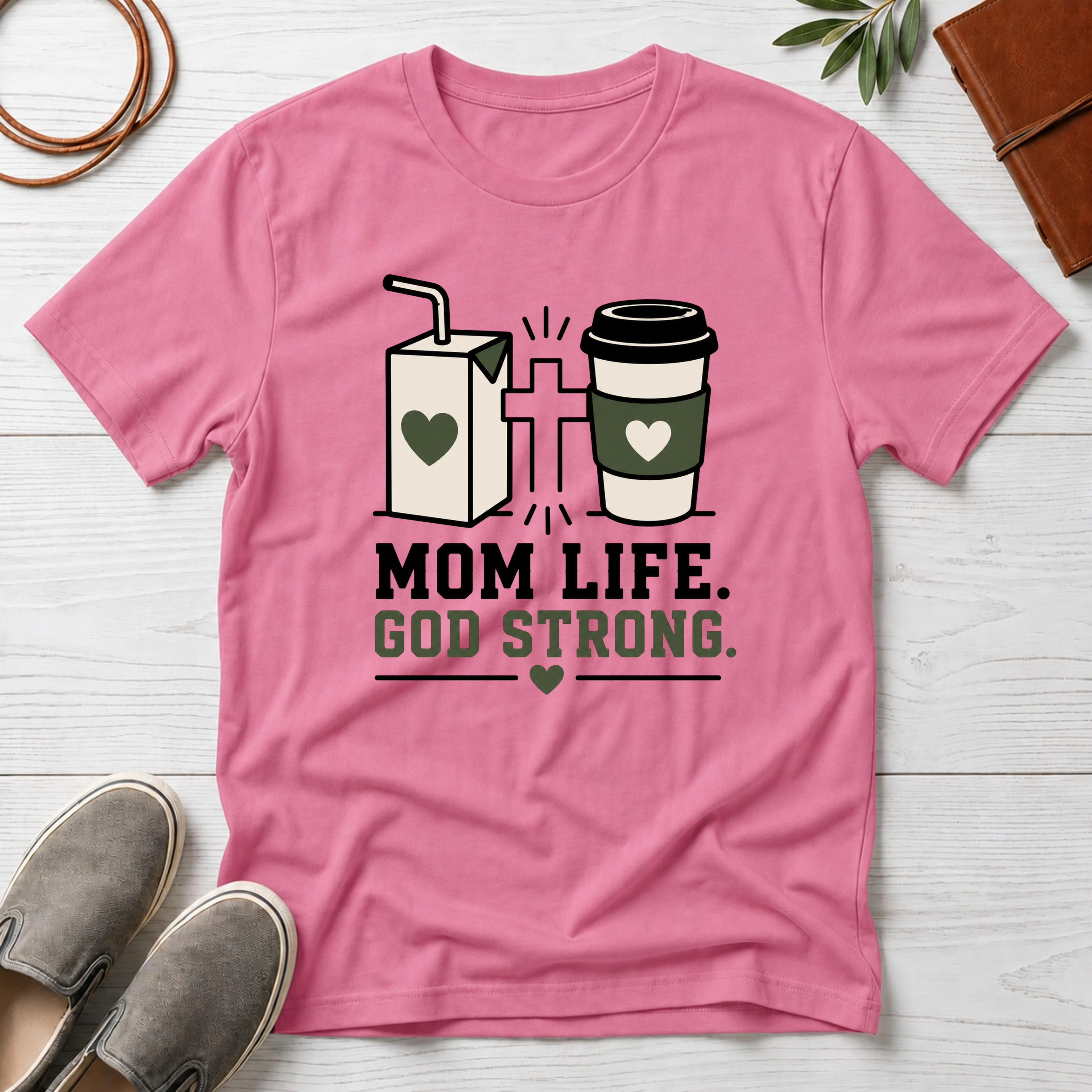Mom Life God Strong T-Shirt
