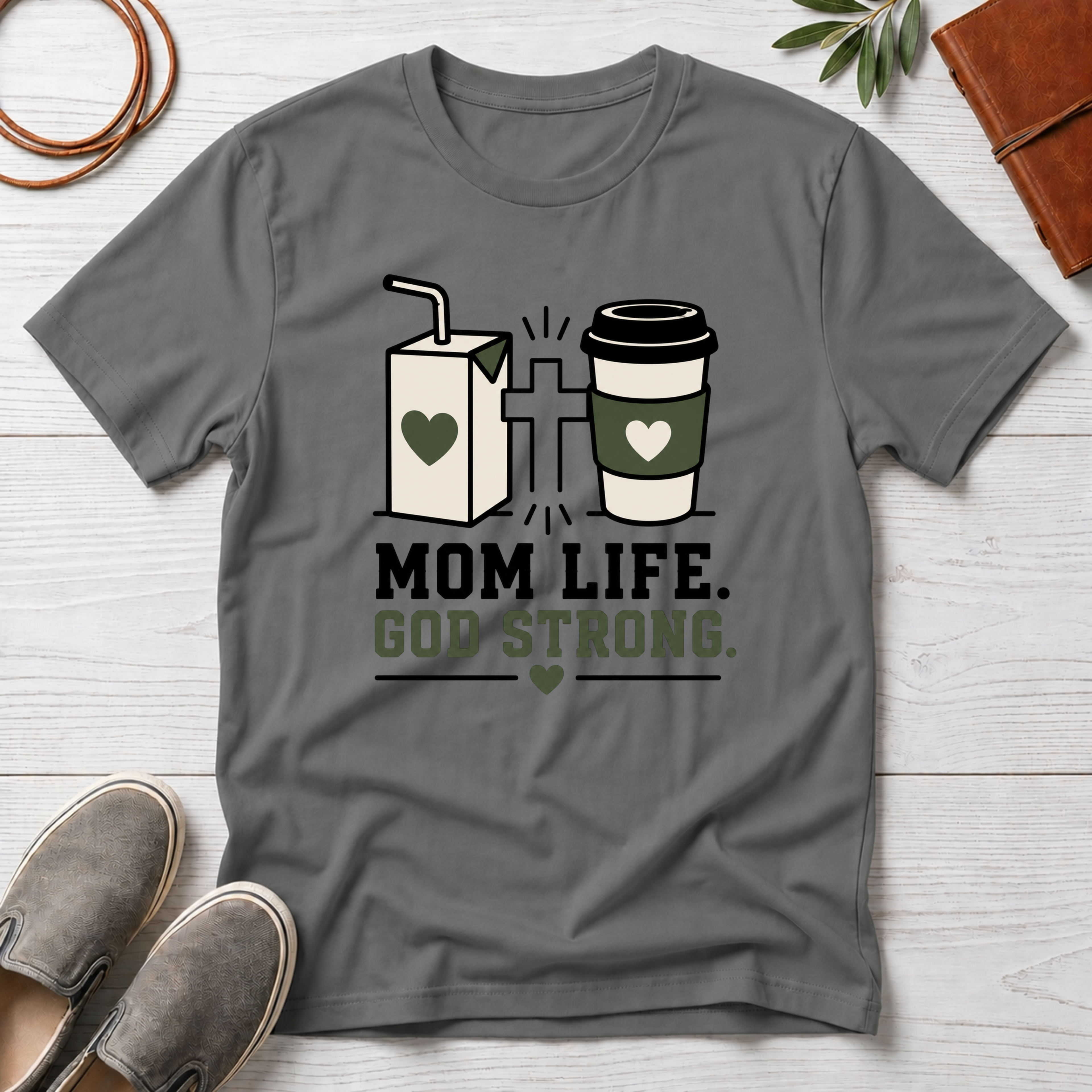 Mom Life God Strong T-Shirt