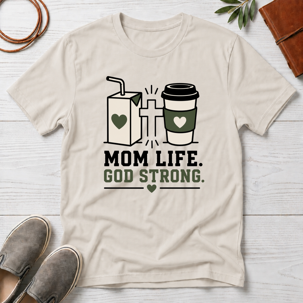 Mom Life God Strong T-Shirt