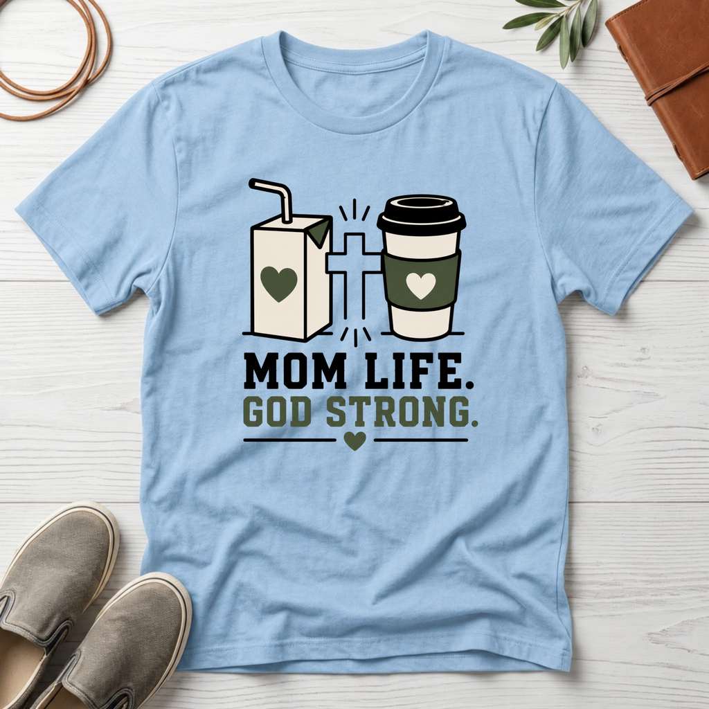 Mom Life God Strong T-Shirt