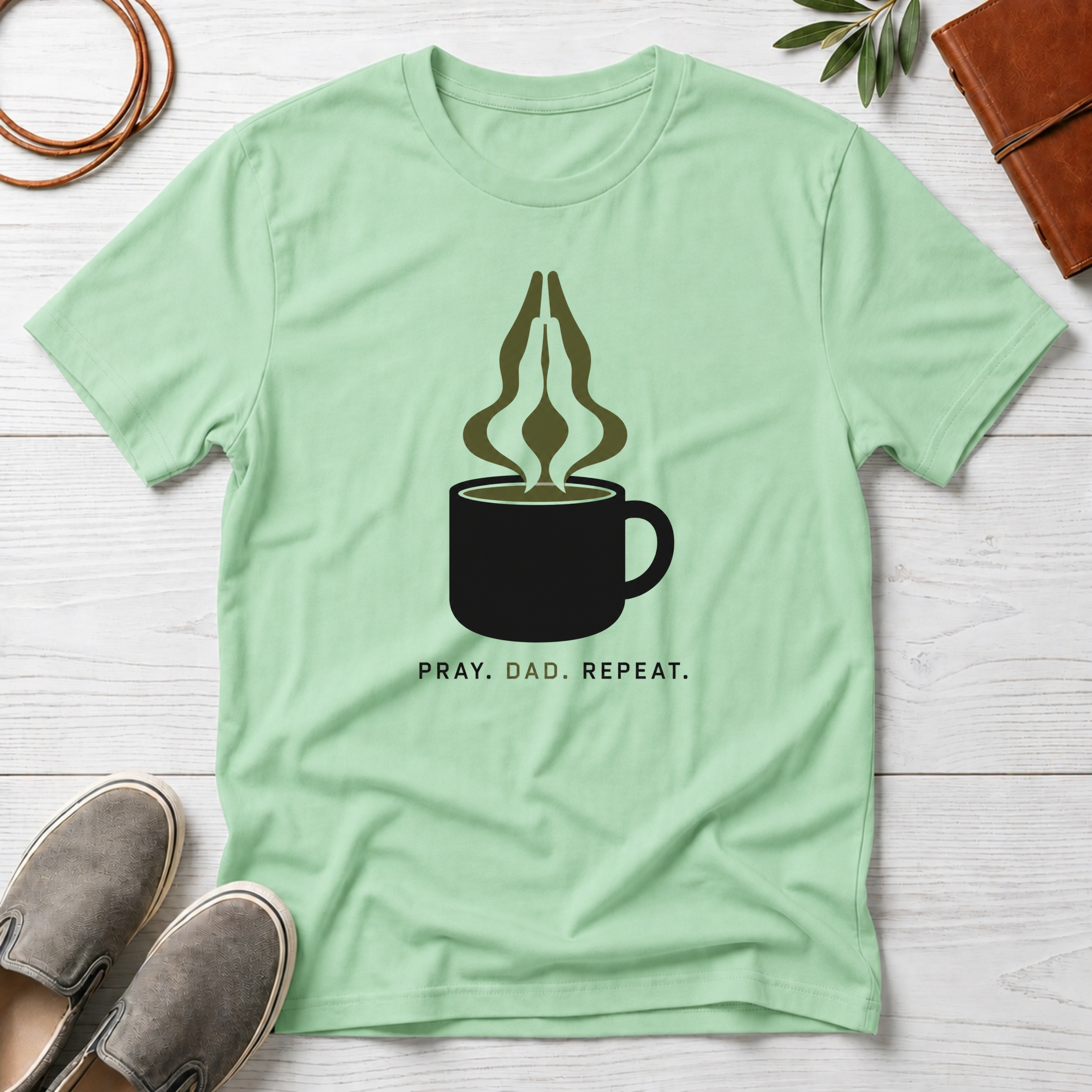 Pray Dad Repeat T-Shirt