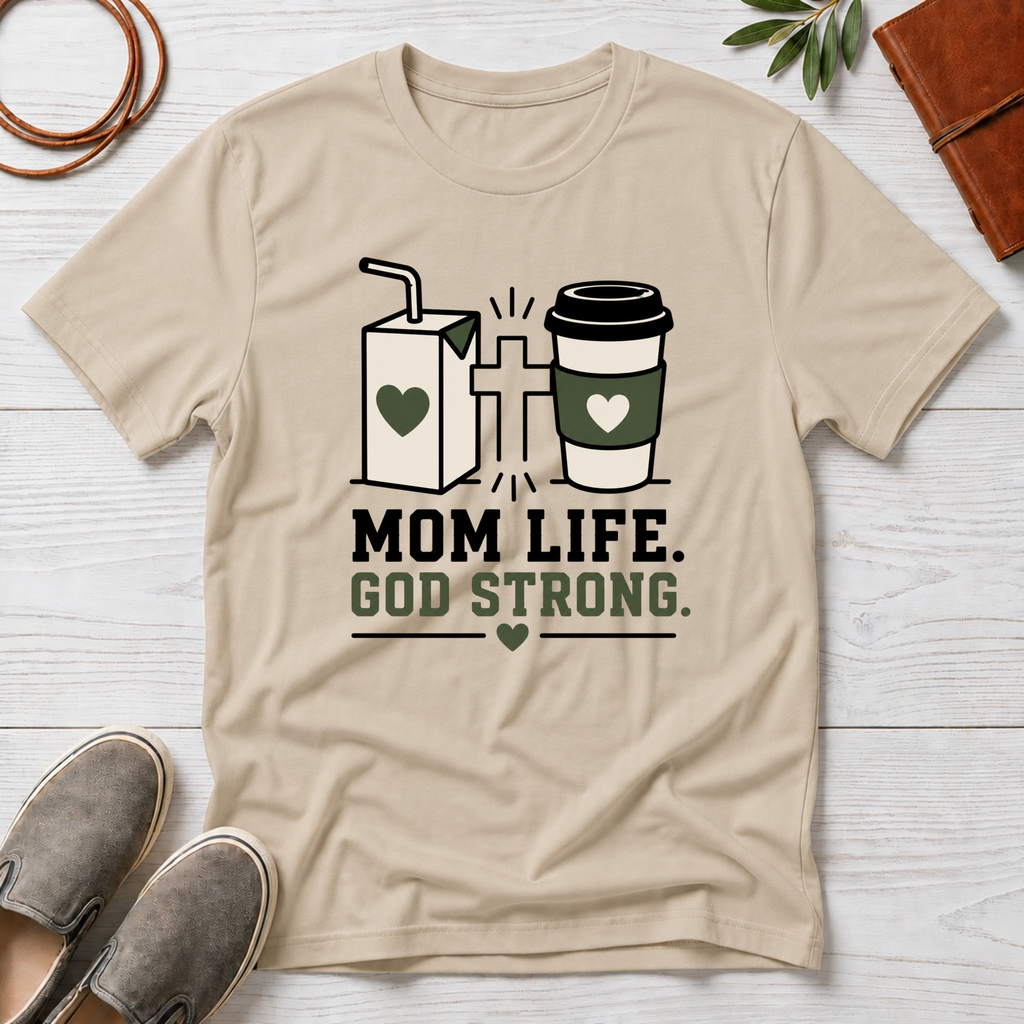 Mom Life God Strong T-Shirt