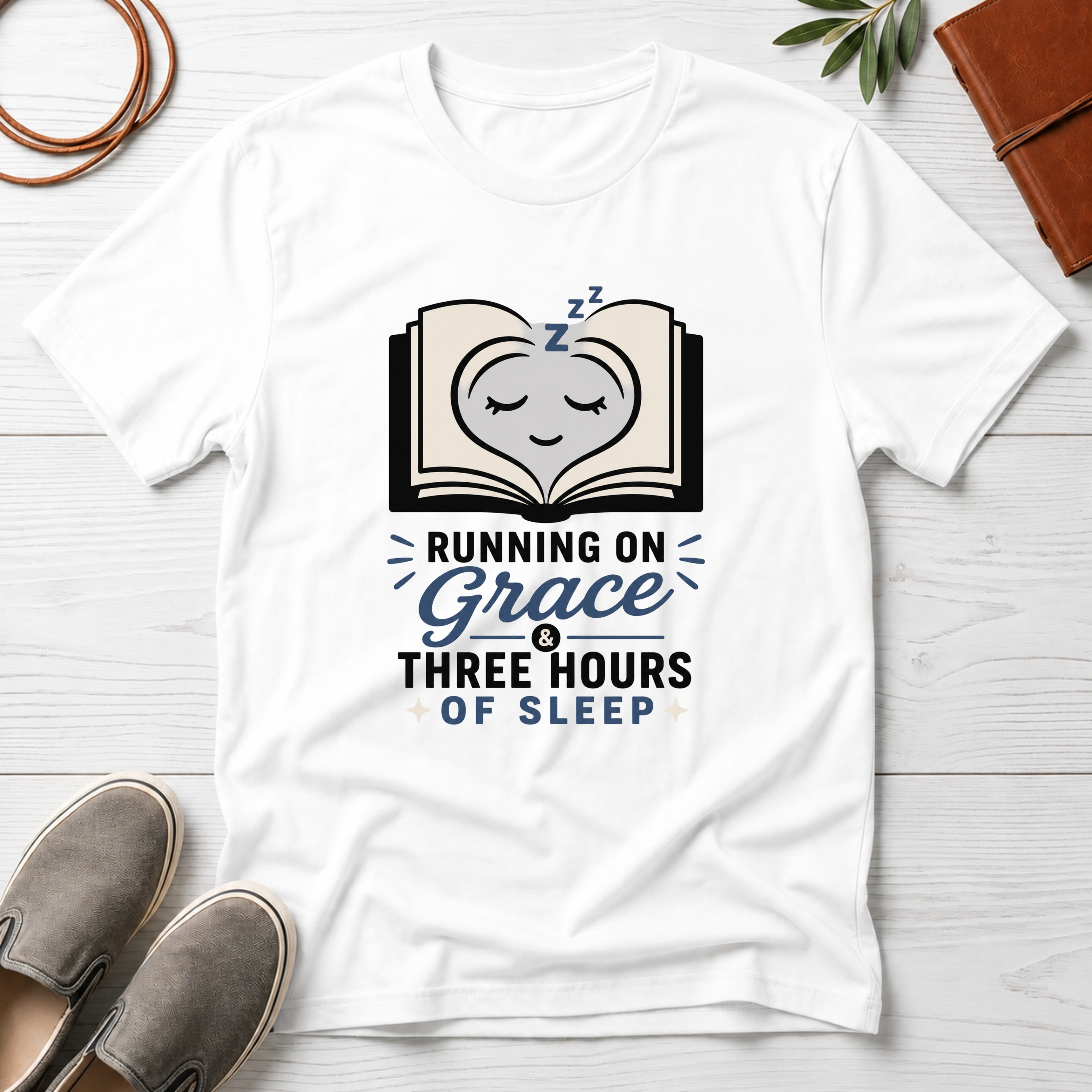 Running on Grace And Three Hours T-Shirt